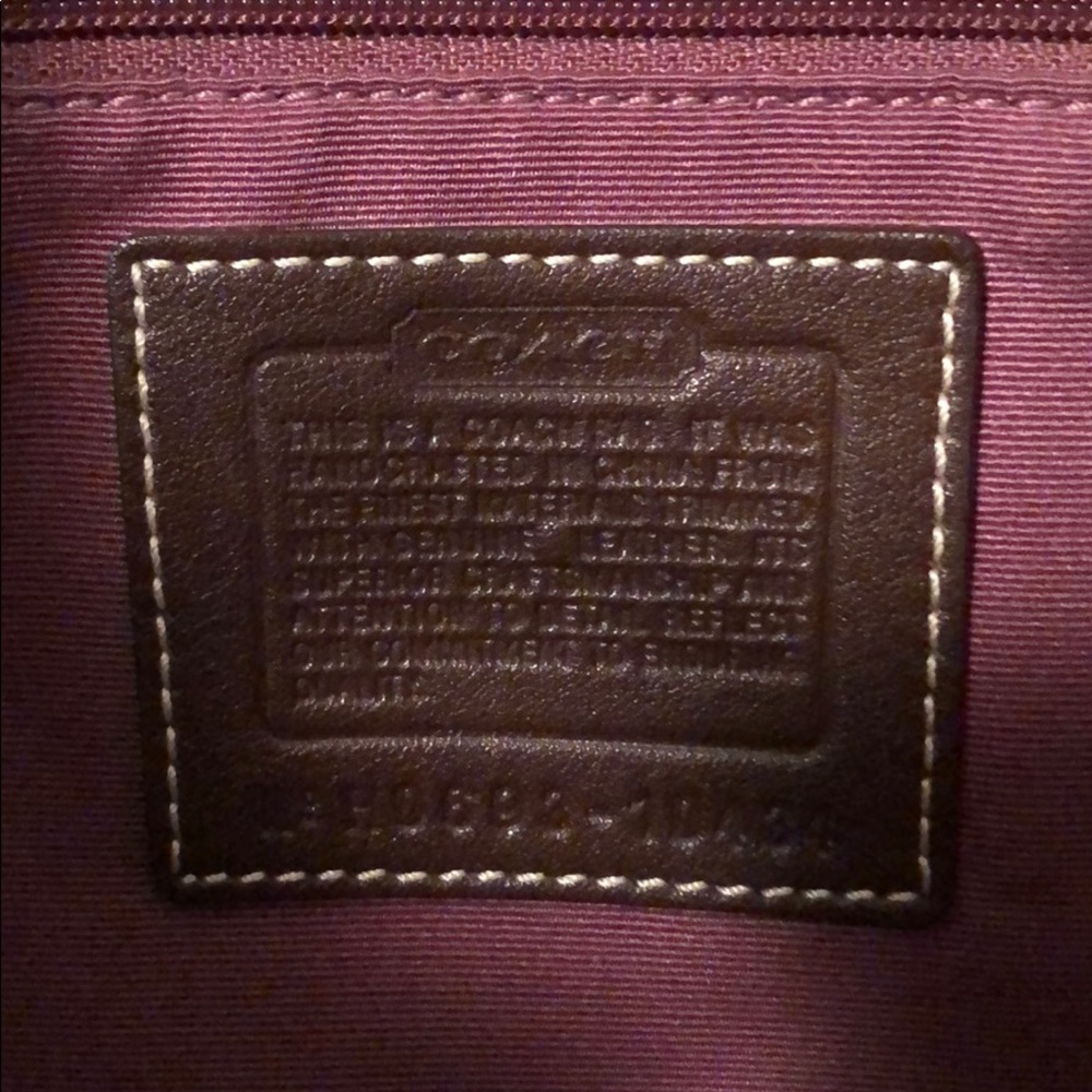 CLOSEOUT SALE - 
Authentic Coach Patchwork Bag - Picture 4 of 5
